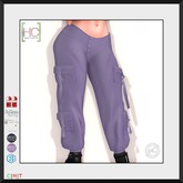 [HC] Rumor Purple Cargo Pants for Slink, Belleza, Maitreya, eBody, Signature & Tonic
