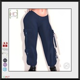 [HC] Rumor Navy Cargo Pants for Slink, Belleza, Maitreya, eBody, Signature & Tonic
