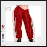 [HC] Rumor Red Cargo Pants for Slink, Belleza, Maitreya, eBody, Signature & Tonic