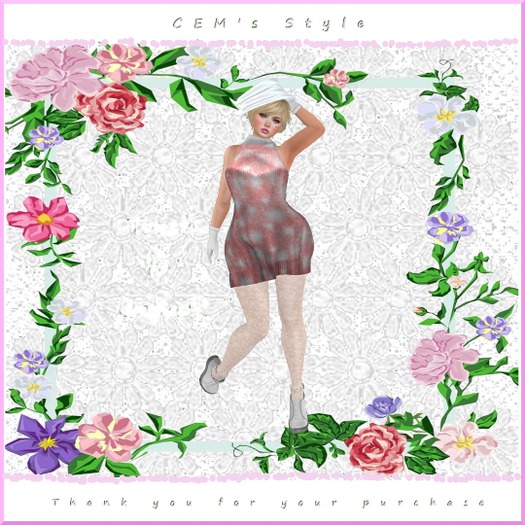 CEM's Style - Star Dress Pink