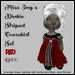 Miss ing's dinkie striped overskirt dress set red