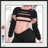 [HC] Rumor Black T-Shirt for Slink (inc. Petite), Belleza, Maitreya, eBody, Signature & Tonic