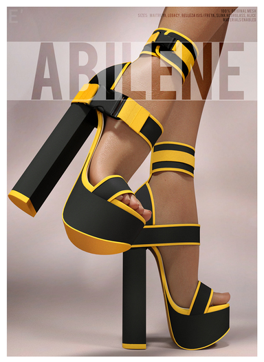 [Enchante'] - Abilene Heels - FATPACK HUD