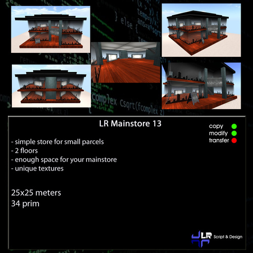 LR Mainstore13 (Prefab / Store / Shop / commercial) LOW - PRICE - LINE 