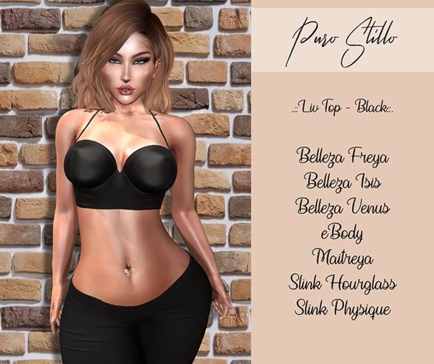 .::PS::.Liv Top - Black