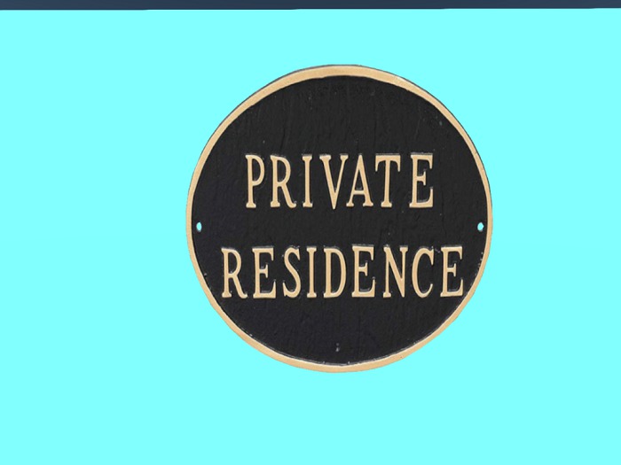 Private Residence Sign 1-alpha