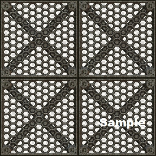 Metal Floor Texture 3 CM