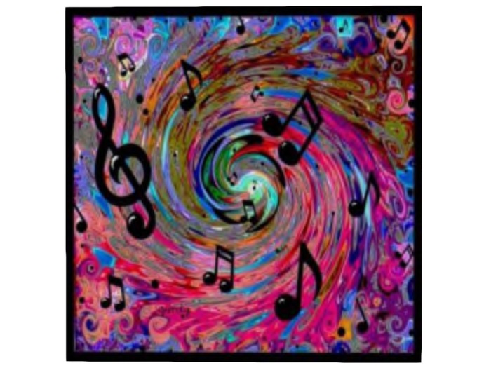Musical Abstraction Art Texture
