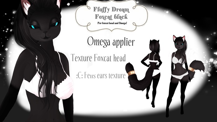 *Fluffy Dream*  Foxcat Black OMEGA Ready! 