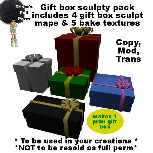 Gift Box Sculpty Pack (BOXED)