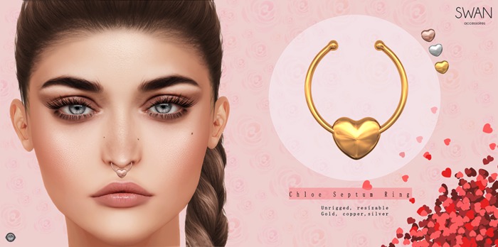 Swan Chloe Septum Ring