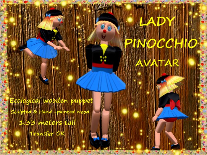 PINOCCHIO LADY complete avatar