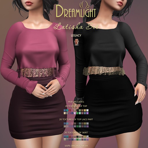 [Dreamlight] "Latisha" Set (Legacy) /-50% OFF/