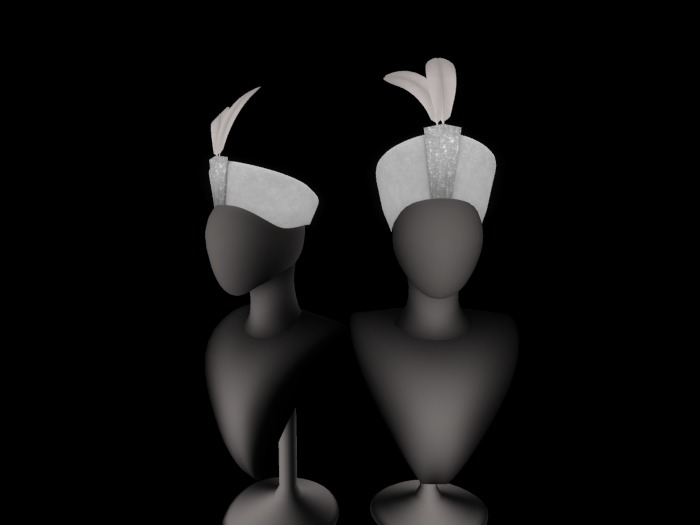 jinnilli'M White Deco Hat-Please Add