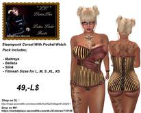 Steampunk Corset With Pocket Watch