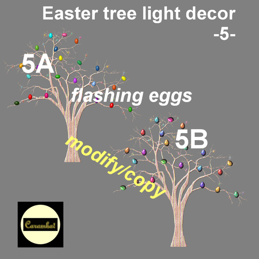 Easter tree light decor - 5-