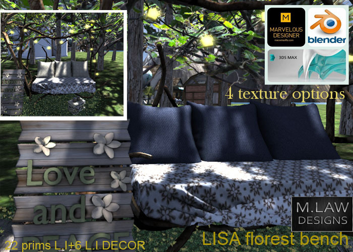 .:M.LAW:. Lisa forest bench BOX
