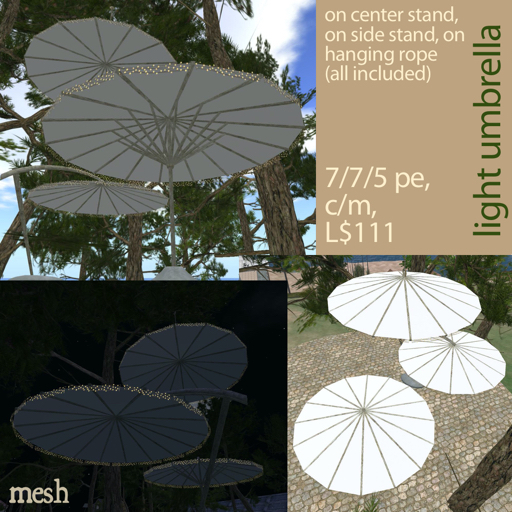 light umbrella - white box