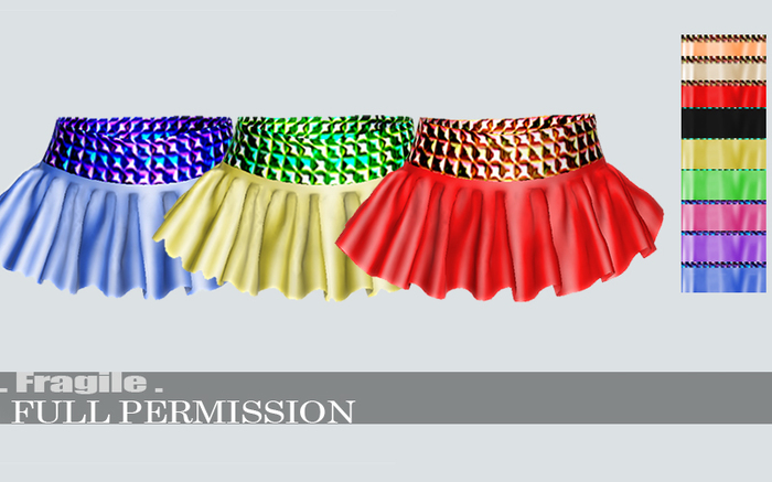 .Fragile. 9 Full Perm Textures for **ABSEN** F-192 SKIRT
