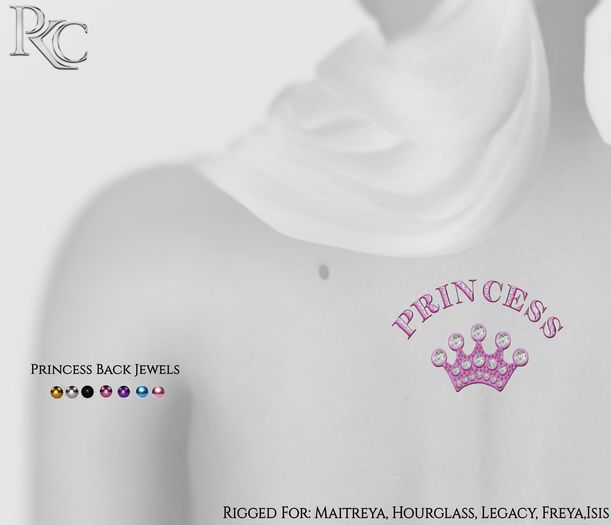 *PKC* Princess Back Jewels