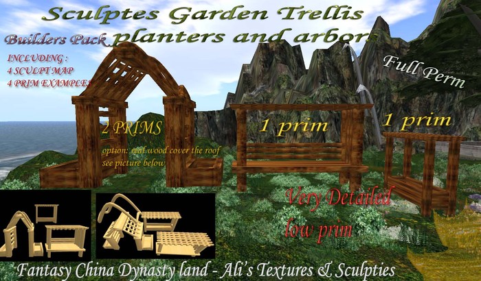 sculpted garden trellis planters and arbors box