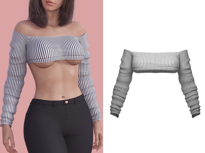 [H] Alyssa Top - White