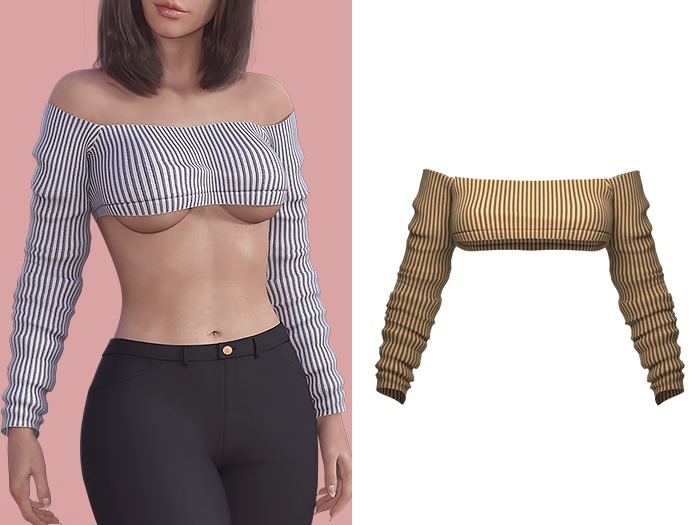 [H] Alyssa Top - Orange [ADD]