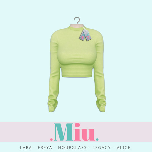 Miu - Arya top lime