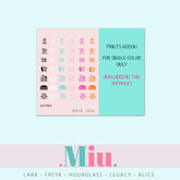 Miu - Arya tops PRINTS ADDON