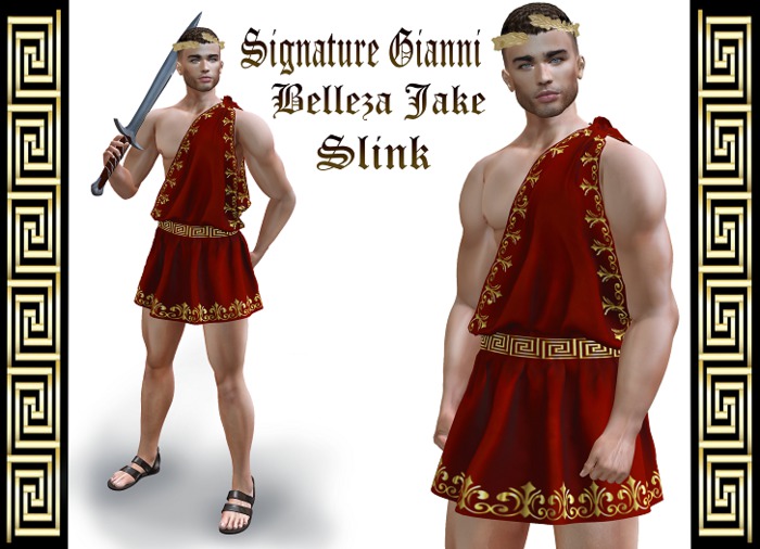 InStyl- Greek-Full Set-RED -(Belleza ,Slink.SIGNATURE)