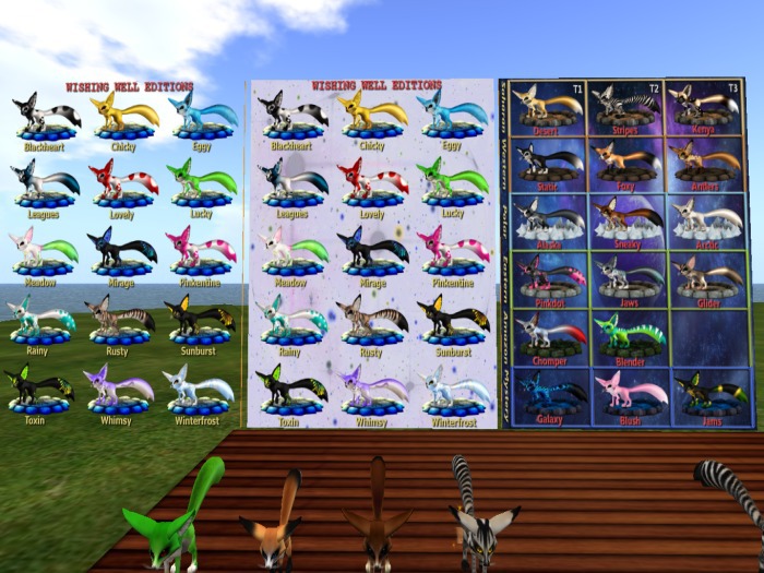 Second Life Marketplace Fennux Chart (RARES) Wishing Well Editions