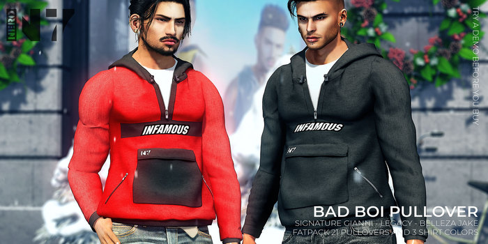 Nero - Bad Boy Pullover Jacket - DEMO