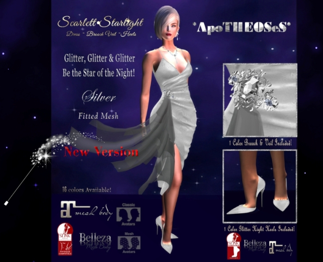 *AS* Scarlett Starlight Silver