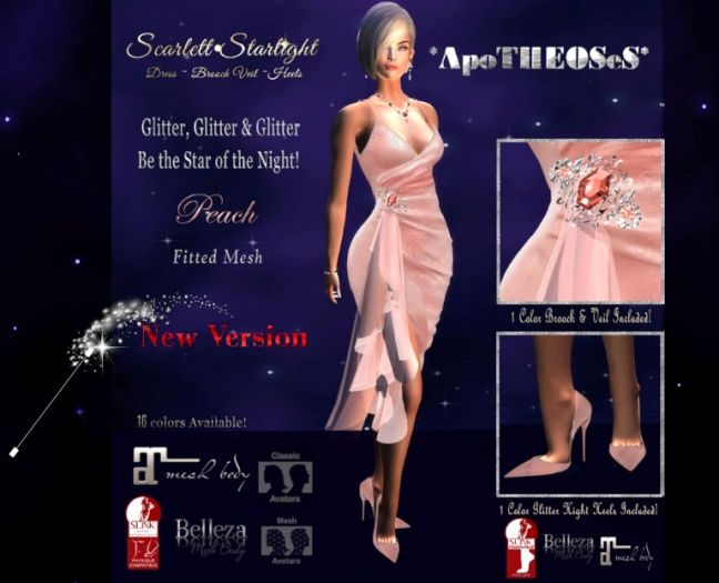 *AS* Scarlett Starlight Peach