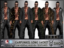 +V8 SHOP+ GARFUNKEL LONG JACKET UNIVERSAL HUD+