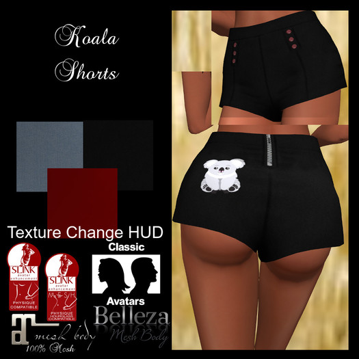 GFY-Koala Shorts Delivery HUD {Wear}