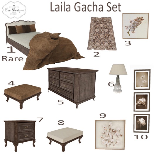 Bee Designs Laila Gacha Set 9