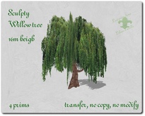 Big sculpty willow tree + shadow