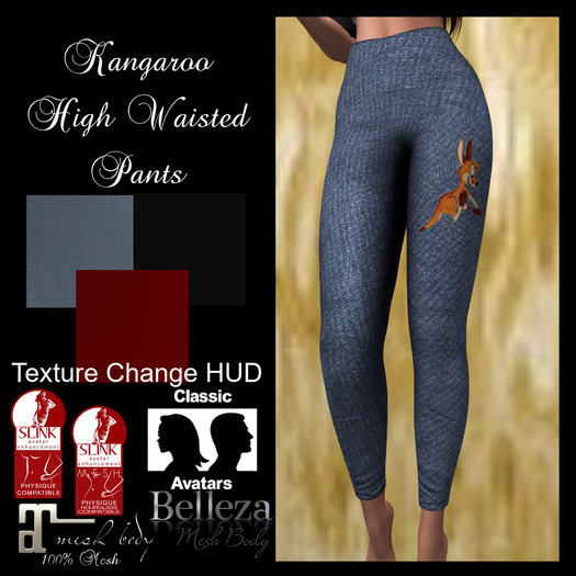 GFY-Kangaroo High Waisted Pants Delivery HUD {Wear}