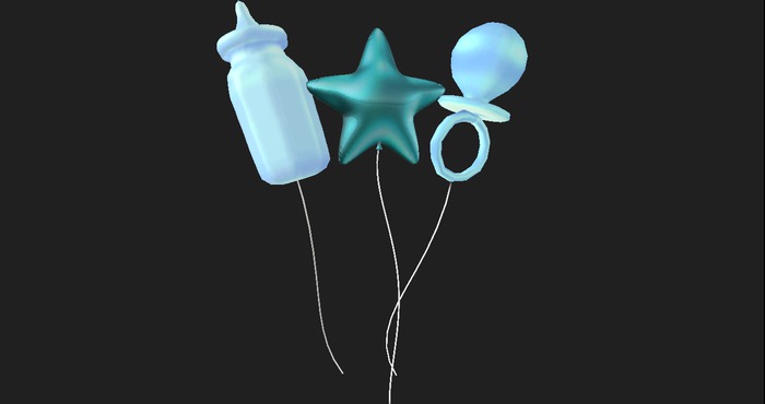*Njoy* Balloons blue