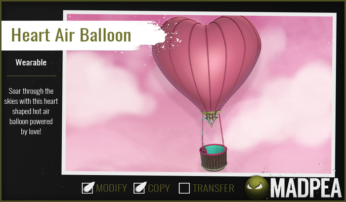 MadPea Heart Air Balloon