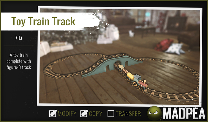 MadPea Toy Train Track [Add Me!] Boxed