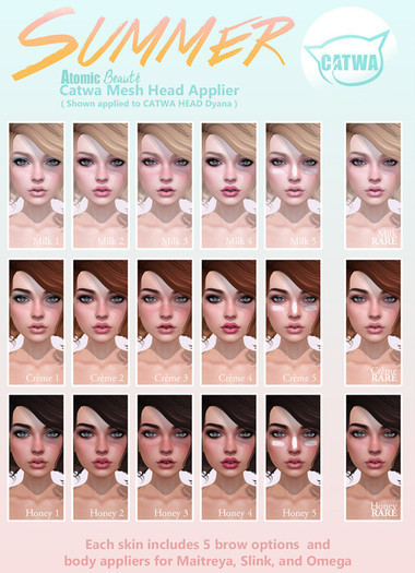 .Atomic. Gacha_Summer Catwa Applier - Honey 3