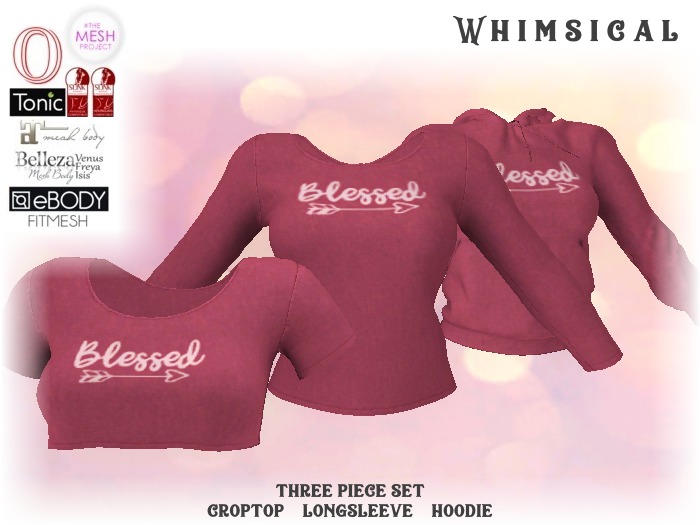 [Whimsical] Girl's Mesh Tops - Blessed Girl