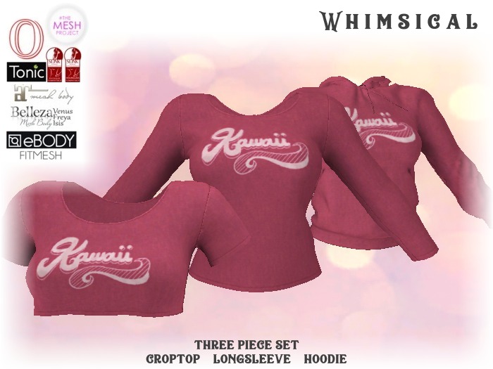 [Whimsical] Girl's Mesh Tops - Kawaii Girl