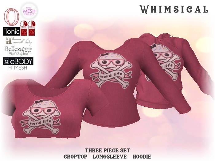 [Whimsical] Girl's Mesh Tops - Nerd Life