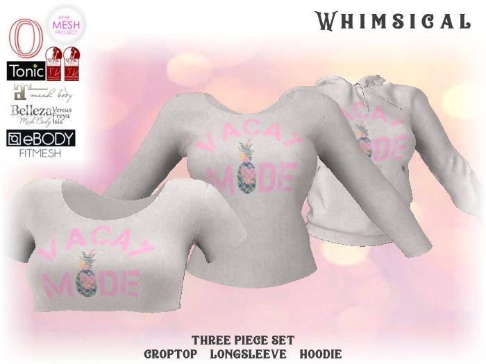 [Whimsical] Girl's Mesh Tops - Vacay Mode