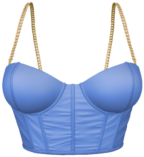 KIWY-Velvet-Top-Blue