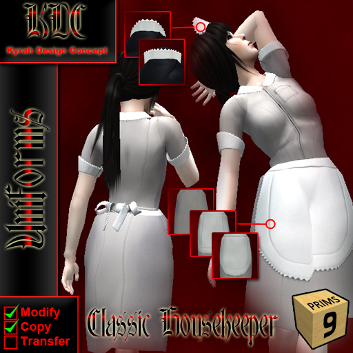 KDC 古典的な制服を清掃 （グレー）
