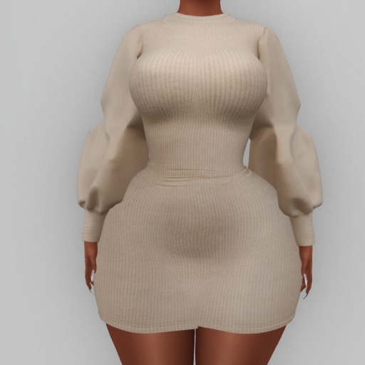 Moxy - Asta Ruffle Dress ( Creme )